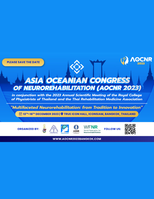 Asia Oceanian Congress of Neurorehabiltation 2023